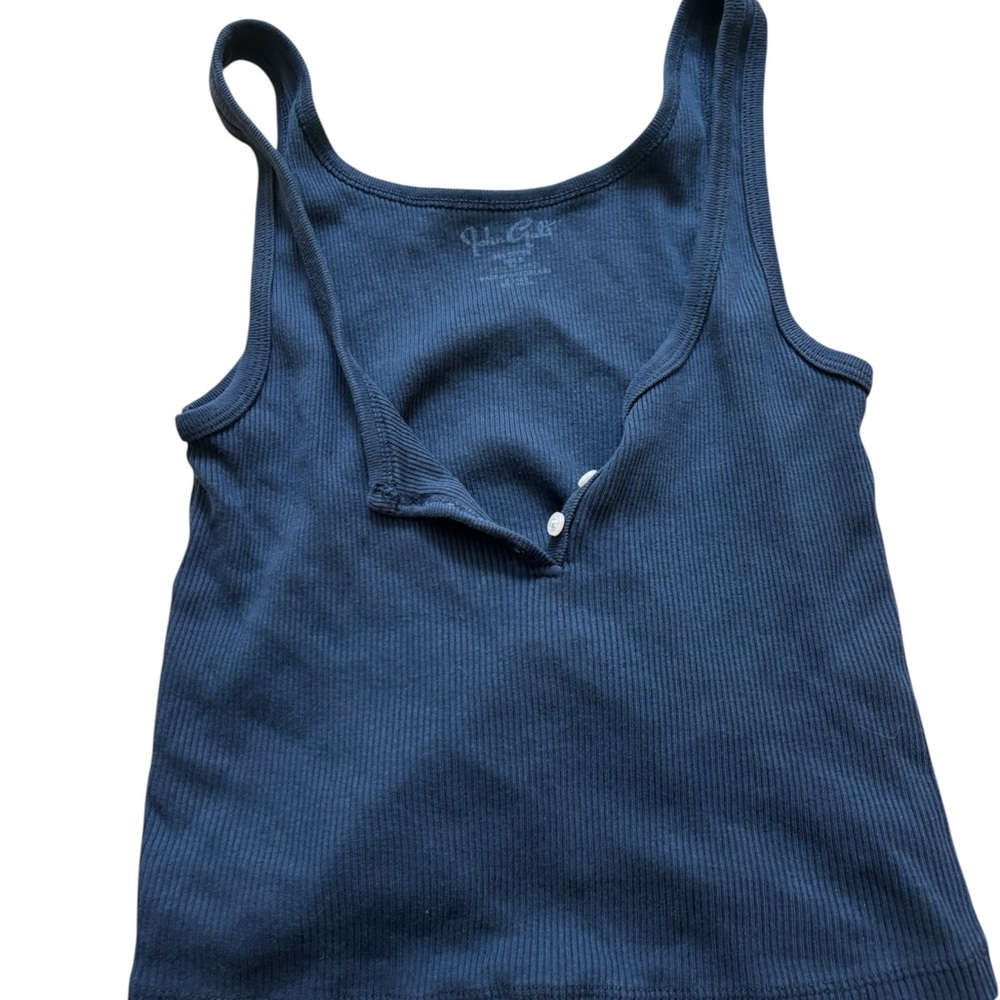 Brandy Melville Ribbed Tank with Buttons
